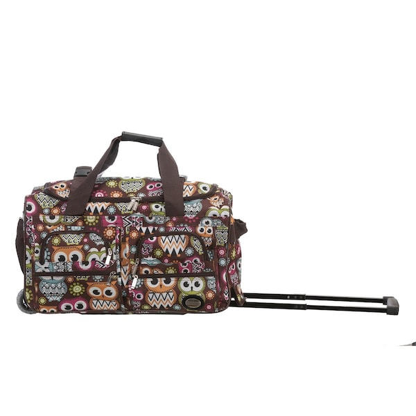 Rockland 22 in. ROLLING DUFFLE BAG - OWL PRD322-OWL - main